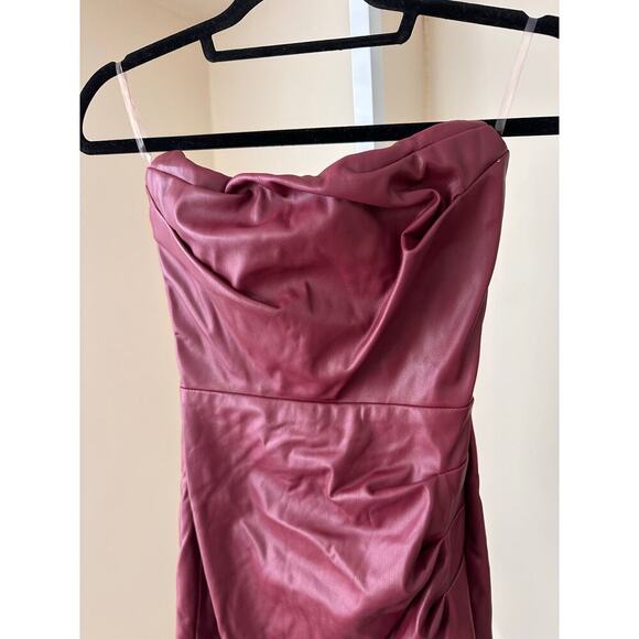 Nookie Revolve Leona Faux Leather Mini Dress size XS - Picture 5 of 8